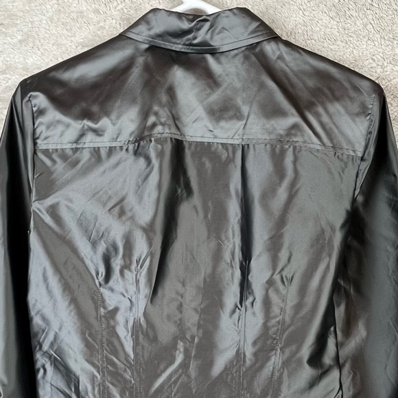 SUNDANCE 100% Silk Metallic Button Down Blouse Size 4 - Picture 12 of 16